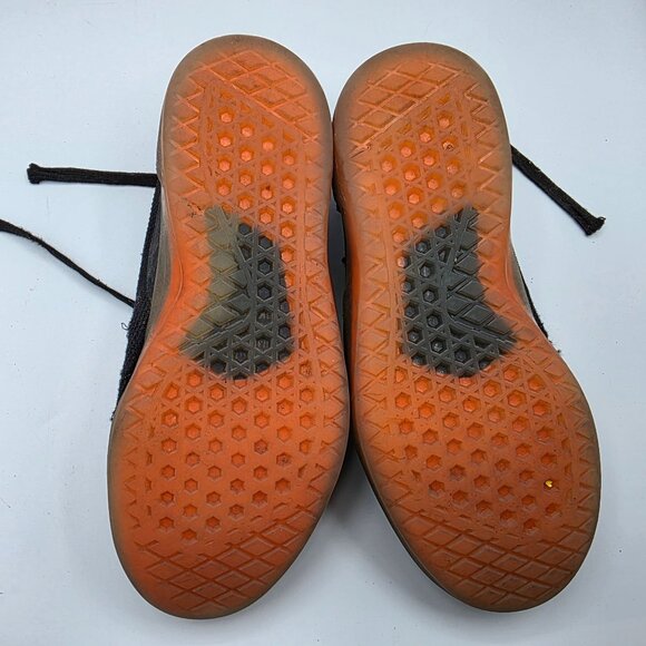 Vans Ave Pro Mens Size 6 Black Orange Athletic Shoes Skateboarding Casual Walk - Picture 7 of 14